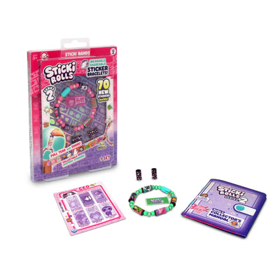 Lilac, Green, Teal, Red, Blue, Pink