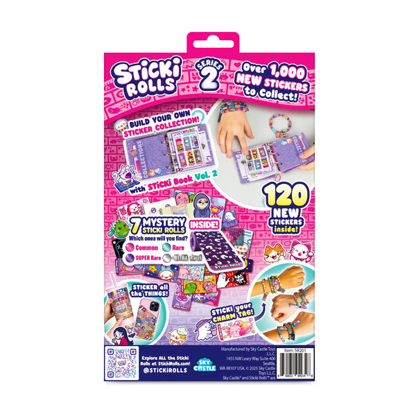 The Original Wearable Shareable Sticker Bracelet + Collection Book (Series 2)