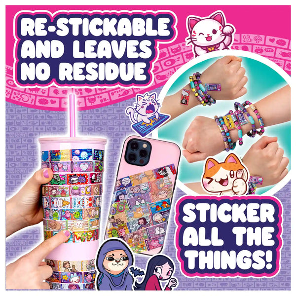 The Original Wearable Shareable Sticker Bracelet + Collection Book (Series 2)