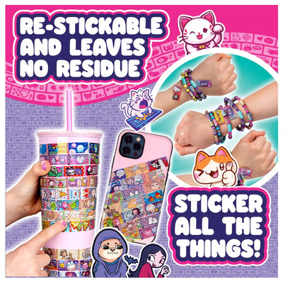 The Original Wearable Shareable Sticker Bracelet + Collection Book (Series 2)