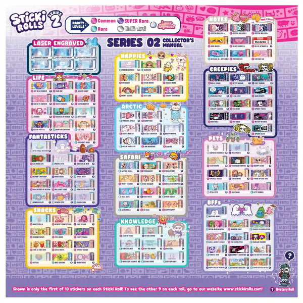 The Original Wearable Shareable Sticker Bracelet + Collection Book (Series 2)