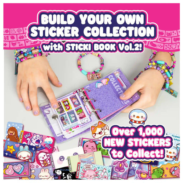 The Original Wearable Shareable Sticker Bracelet + Collection Book (Series 2)
