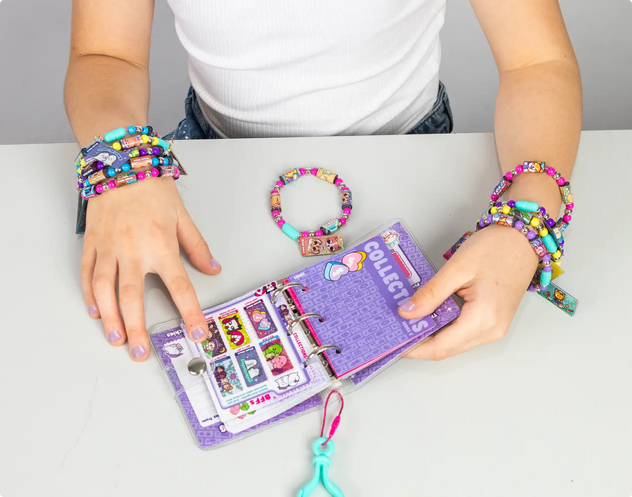 The Original Wearable Shareable Sticker Bracelet + Collection Book (Series 2)